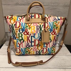 Monogram Dooney & Bourke Zipper Satchel